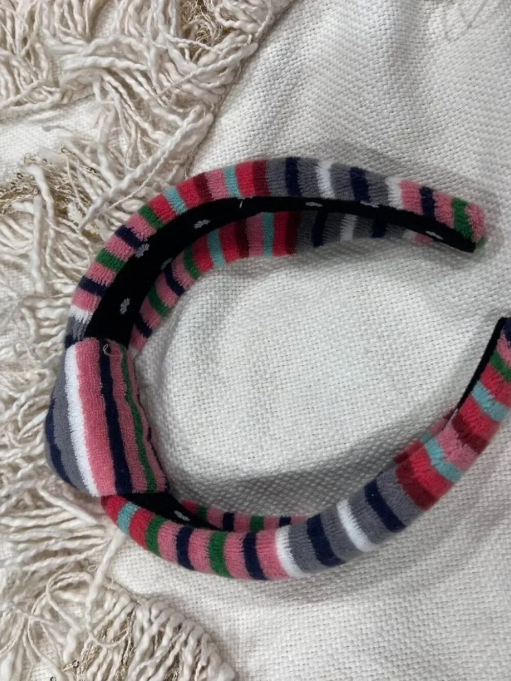 Lele Sadoughi Terry Cloth Knotted Headband